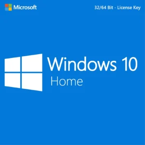 Microsoft Windows 10 Home 32/64 Bit – Lifetime License Key