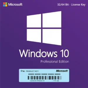 Microsoft Windows 10 Pro License Key – Professional Edition